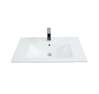 Creavit SU075 Su Dolap Uyumlu Etajerli Lavabo 45X75 cm Beyaz