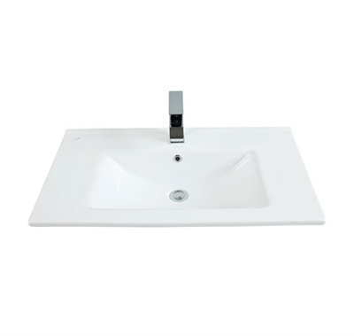 Creavit SU080 Su Dolap Uyumlu Etajerli Lavabo 45X80 cm Beyaz