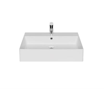 Creavit VX270-00CB00E-0000 Vox Tezgah Üstü Kare Lavabo 70 cm