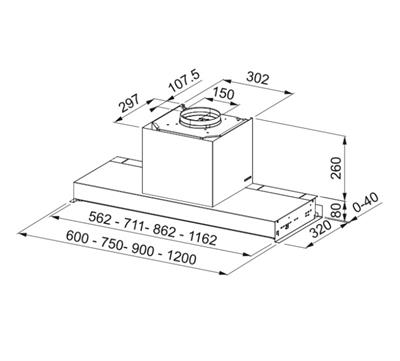 FRANKE 305.0705.339 Drip Free Davlumbaz FMY DRIP-FREE 60 KL