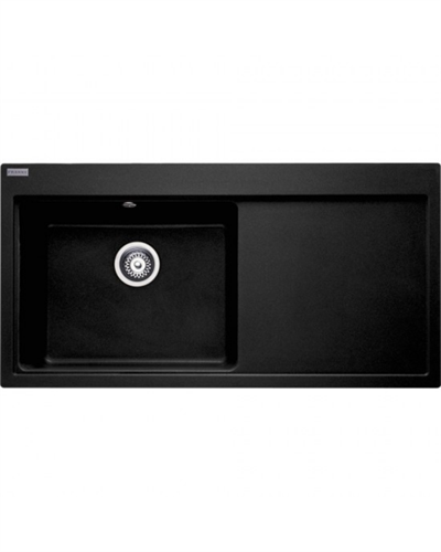 Franke Mythos MTG 611-100 Sağ Damlalıklı Granit Evye Nero