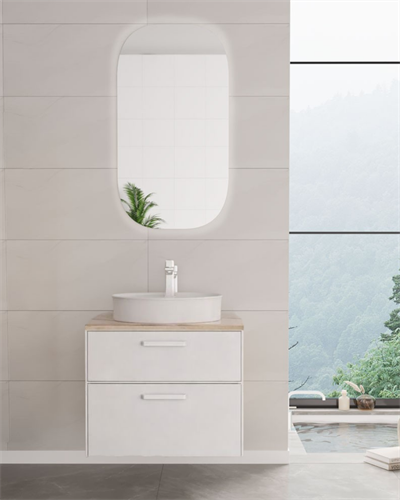 Orka Salerno 60 cm Banyo Dolabı Takım Mat Beyaz 