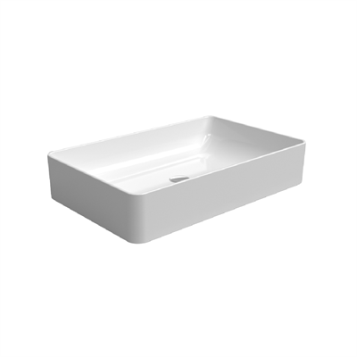 Newarc 5012 Silver Tezgah Üstü Lavabo Beyaz