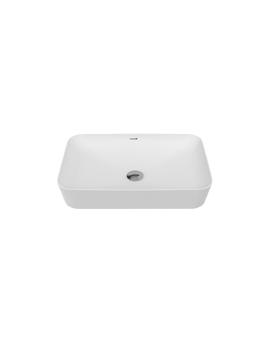 Creavit Ultra Tezgah Üstü 40X60 cm Mat Beyaz Lavabo UL060-00MB