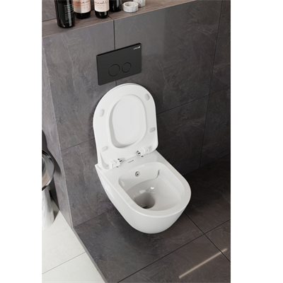 Creavit TP329 Terra Rim-Off Kanalsız Asma Klozet ve Yavaş Kapanan Kapak