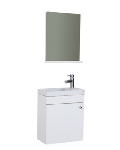 Creavit Elmas 45 Cm Banyo Dolabı Takımı Beyaz 