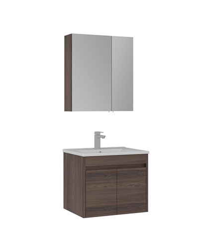 Orka Side 65 CM Kapaklı Banyo Dolabı Takım Navaro