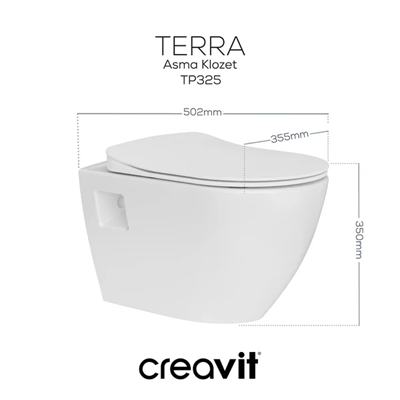 Creavit TP325 Terra Asma Klozet 
