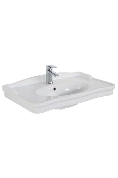 Creavit An080 Antik Etajerli Dolap Uyumlu Lavabo 80 Cm