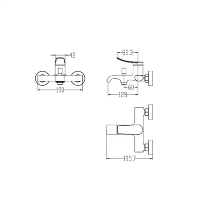 Creavit Ritmo RT2500 Banyo Armatür Bataryası
