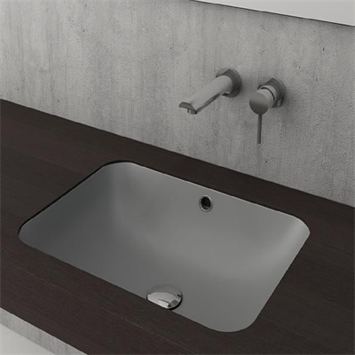 BOCCHİ Scala Tezgahaltı Lavabo 55 cm Gri 1006-006-0125