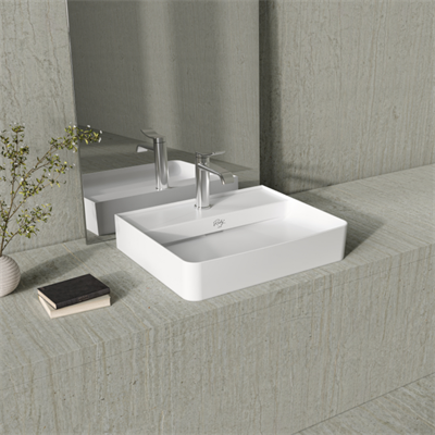 Creavit RB051 Ruby Tezgah Üzeri Lavabo 50x40 cm Parlak Beyaz