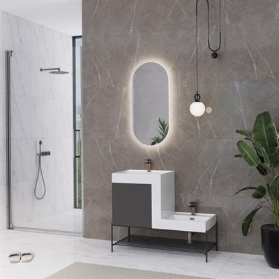 Kobos Up-Down Z Lavabo 100 cm Lavabo Dolabı Seti 