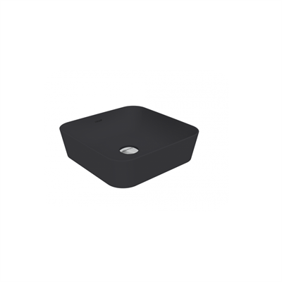 Creavit Ultra Kare Çanak Lavabo 40 cm Mat Antrasit UL040