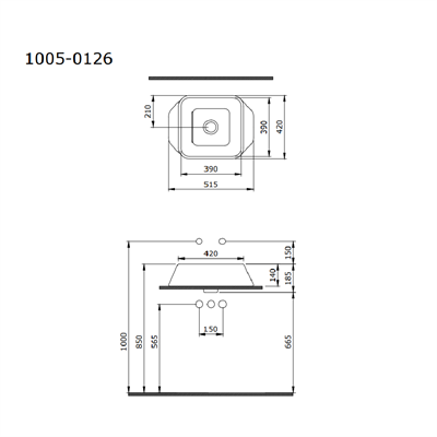 Bocchi Firenze Çanak Lavabo Mat Mint Yeşil 1005-033-0125