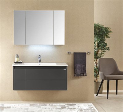 Orka Likya 80 CM Banyo Dolabı Takımı Mat Beyaz