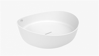 Creavit RB140 Ruby Tezgah Üzeri Lavabo Ø40 cm Parlak Beyaz