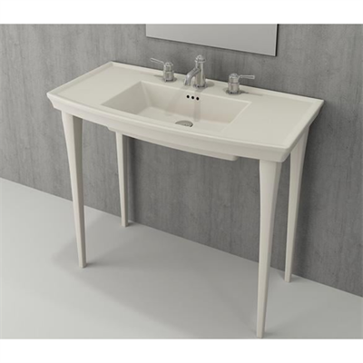 Bocchi Lavita Lavabo ve Ayak 100 cm Bisküvi