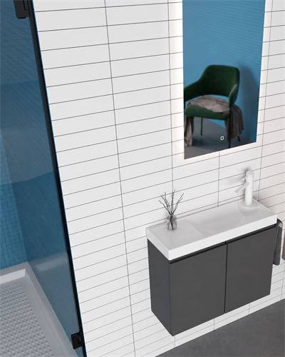 Orka Ferla 60 cm Banyo Dolabı Takımı