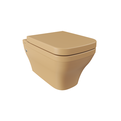Bocchi 1304-011-0128 Firenze Rimless Asma Klozet ve Kapağı Mat Kaşmir