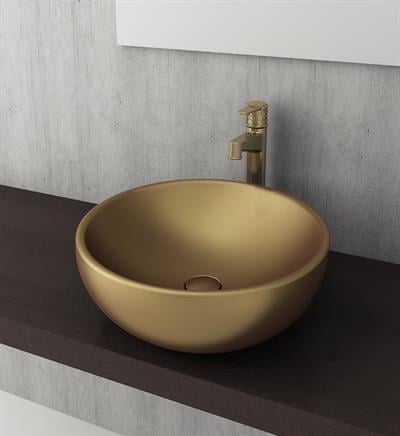 Bocchi Venezia Çanak Lavabo 45 Cm Mat Altın 1119-403-0125