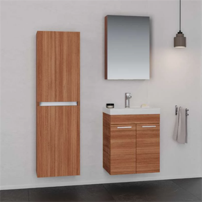 Orka Enez 100 cm Banyo Dolabı Takım Açık Meşe (Morgana Kiraz)