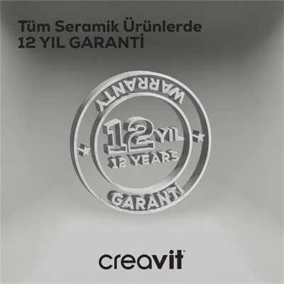 Creavit LP146 Loop 45cm Masa Üstü Çanak Lavabo Mat Beyaz