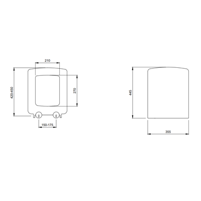 Bocchi Lavita Asma Klozet ve Kapak Parlak Beyaz 1177-001-0128