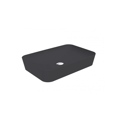 CREAVİT UL060 Ultra Tezgah Üstü 40X60 cm Mat Antrasit Lavabo