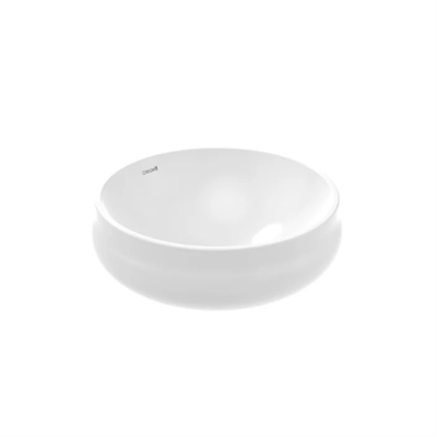 Creavit GO140 Gordo Tezgah Üstü Lavabo Ø40 cm Parlak Beyaz