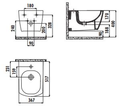 Creavit EG510 Elegant Asma Bide