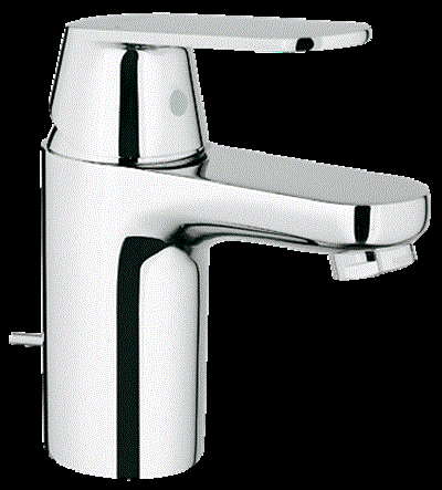 Eurocosmo Tek Kumandalı Lavabo Bataryası Krom
