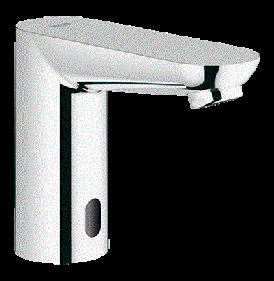 Euroeco Cosmopolitan E Fotoselli Lavabo Bataryası, Tek Su Girişli Krom