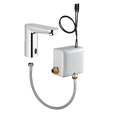 Euroeco Cosmopolitan E Powerbox Fotoselli Lavabo Bataryası 1/2 Tek Su Girişli Krom