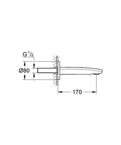 Grohe 13276002 Eurostyle Cosmopolitan Çıkış Ucu
