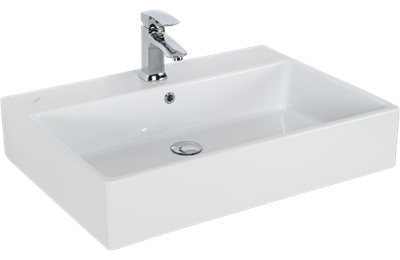 Creavit NX270 TEZGAH ÜSTÜ 50x70 DÜZ KARE LAVABO