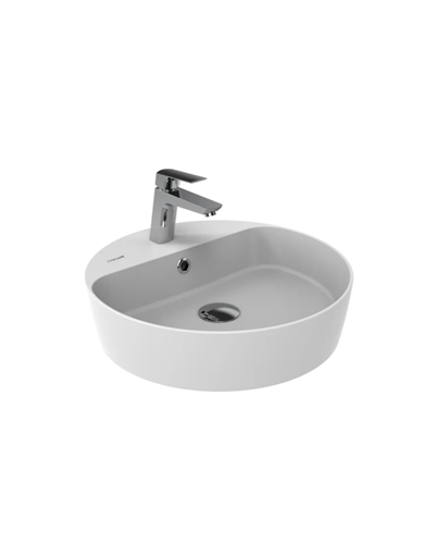 Creavit Loop 45cm Masa Üstü Çanak Lavabo Mat Beyaz LP146-00MB