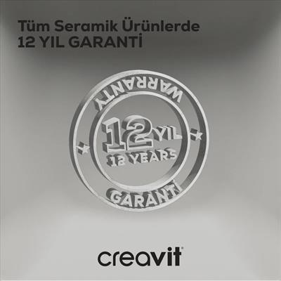 Creavit KC1301.01.0000E Gökçebey Duroplast Plastik Menteşeli Klozet Kapağı
