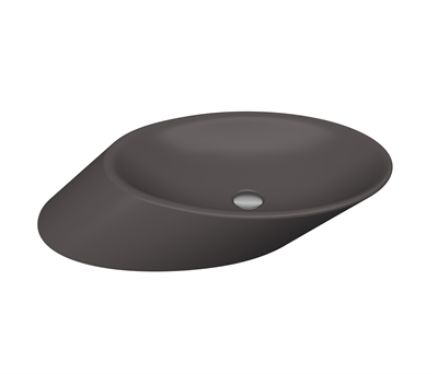 Bocchi 1013-020-0125 Vessel Yatay Çanak Lavabo 72 cm Antrasit