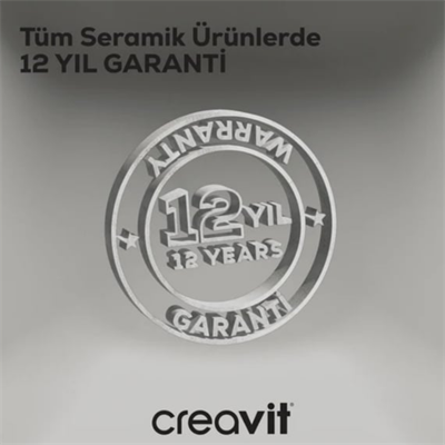 Creavit LP161  Loop Oval Çanak Lavabo 45x60 cm Mat Siyah