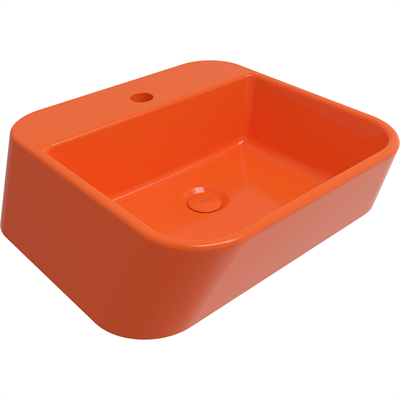 Bocchi Firenze Batarya Banklı Çanak Lavabo Turuncu 1074-012-0126