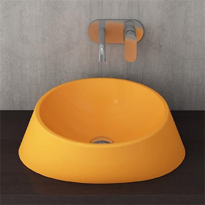Bocchi Venezia Çanak Lavabo Mandalina Sarısı 56 cm 1010-021-0125