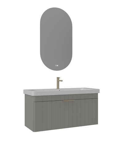 Orka Procida 105 cm Banyo Dolabı Takımı Mat Kaşmir