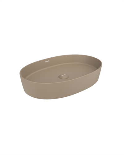 Creavit Loop Oval Çanak Lavabo 40x60 cm Mat Cappuccino LP160-00CM