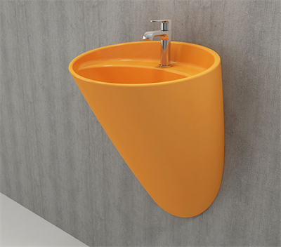 Bocchi Venezia Asma Monoblok Lavabo Mandali Sarısı 1083-021-0126