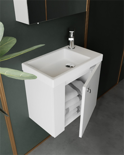 Creavit Forest 53 cm Banyo Dolabı Takımı