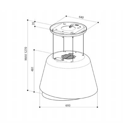 FRANKE Faber Belle Plus Altın / Mat Koyu Gri 
