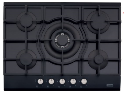 FRANKE NEW LINEAR BLACK GLASS OCAK FHNG 705 4G TC BK C