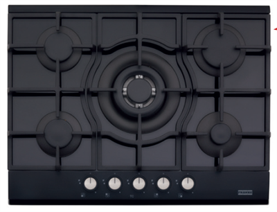 FRANKE NEW LINEAR BLACK GLASS OCAK FHNG 705 4G TC BK C