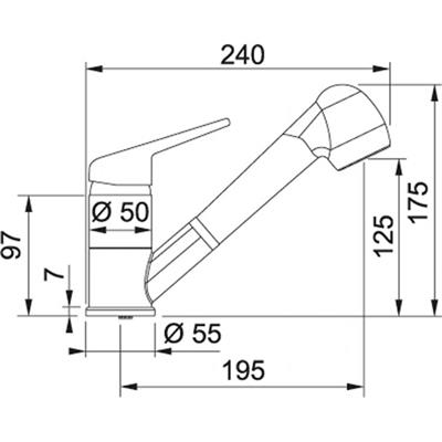 FRANKE Novara Plus Krom Mutfak Bataryası 115.0347.111